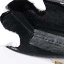 GUCCI Chain Shoulder Bag Patent leather Black Gold Auth BA2705-19