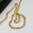 GUCCI Chain Shoulder Bag Patent leather Black Gold Auth BA2705-7