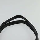 BURBERRY Tote Bag Leather Black Silver Auth BA2708-8