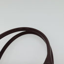 Christian Dior Trotter Canvas Hand Bag Red Gold Auth BA2709-8