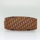 Christian Dior Trotter Canvas Hand Bag Red Gold Auth BA2709-5