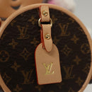 LOUIS VUITTON Monogram Body Chain Monkey Necklace Brown LV Auth BA270SAV-9