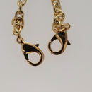 LOUIS VUITTON Monogram Body Chain Monkey Necklace Brown LV Auth BA270SAV-19