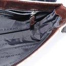 BURBERRY Nova Check Shoulder Bag Canvas Beige Silver Auth BA2710-17