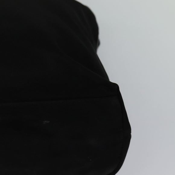 PRADA Tote Bag Nylon Black Silver Auth BA2711