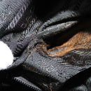 PRADA Tote Bag Nylon Black Silver Auth BA2711-11