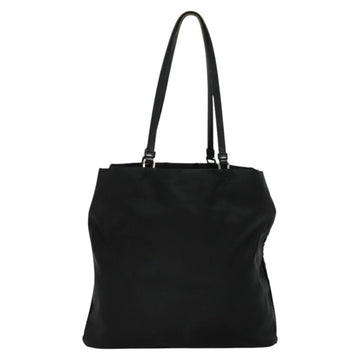 PRADA Tote Bag Nylon Black Silver Auth BA2711 - 0