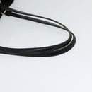 PRADA Tote Bag Nylon Black Silver Auth BA2711-7