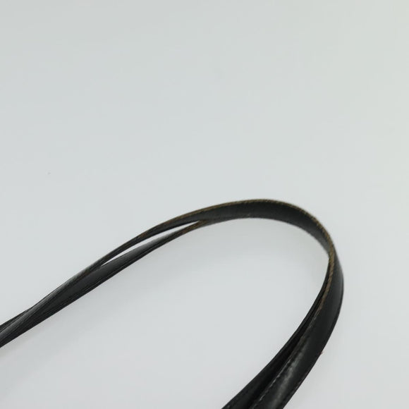 PRADA Tote Bag Nylon Black Silver Auth BA2711