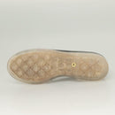 CHANEL Sneakers Lamb Skin 39 Black CC Auth BA2712-24