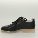 CHANEL Sneakers Lamb Skin 39 Black CC Auth BA2712-5