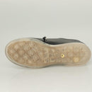 CHANEL Sneakers Lamb Skin 39 Black CC Auth BA2712-7