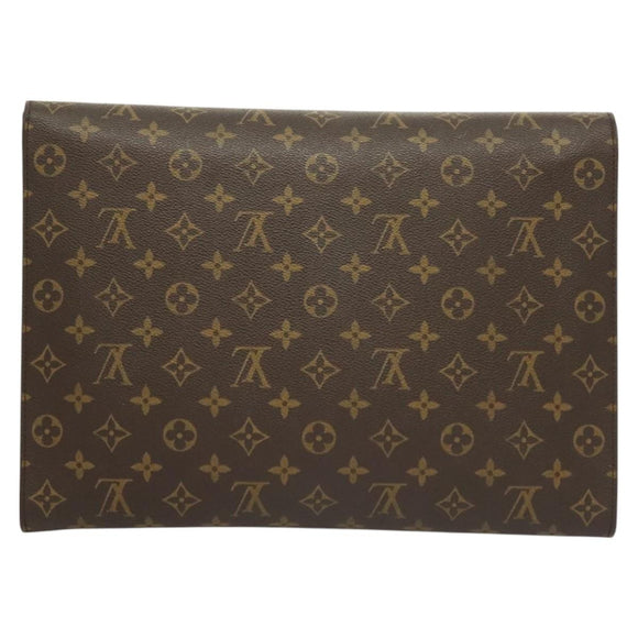 LOUIS VUITTON Monogram Porte Envelope Clutch Bag M51801 LV Auth BA2713