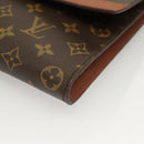 LOUIS VUITTON Monogram Porte Envelope Clutch Bag M51801 LV Auth BA2713-14