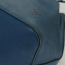 LOUIS VUITTON Epi Petit Noe Shoulder Bag Blue M44105 LV Auth BA2719-14