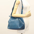 LOUIS VUITTON Epi Petit Noe Shoulder Bag Blue M44105 LV Auth BA2719-22