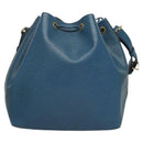 LOUIS VUITTON Epi Petit Noe Shoulder Bag Blue M44105 LV Auth BA2719-2