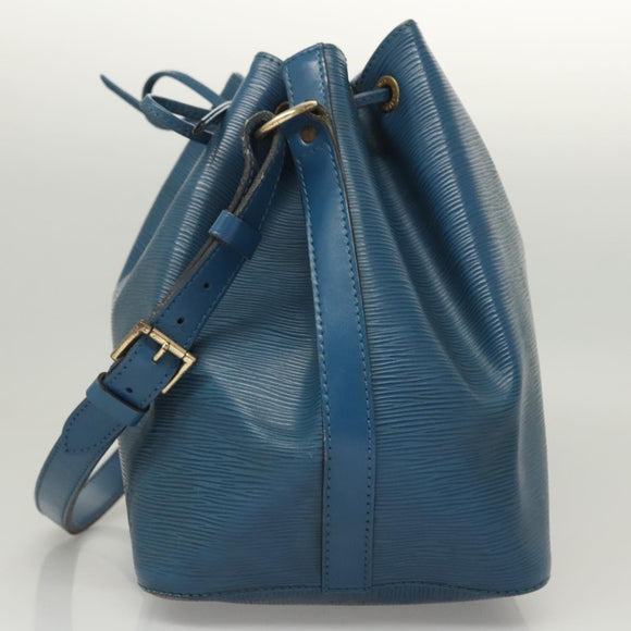 LOUIS VUITTON Epi Petit Noe Shoulder Bag Blue M44105 LV Auth BA2719