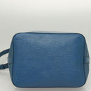 LOUIS VUITTON Epi Petit Noe Shoulder Bag Blue M44105 LV Auth BA2719-5