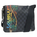 LOUIS VUITTON Damier Cobalt District PM NM Shoulder Bag N50005 LV Auth BA2720-1