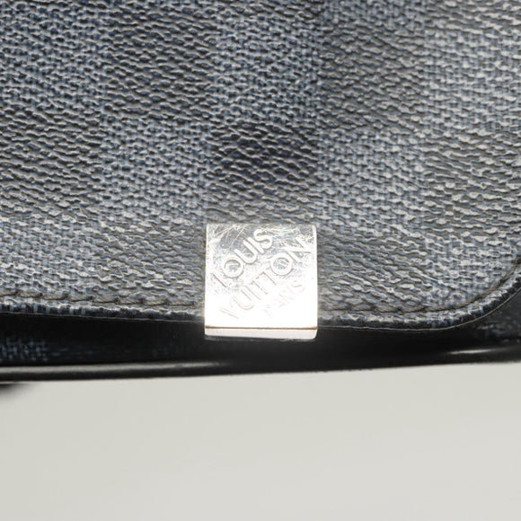 LOUIS VUITTON Damier Cobalt District PM NM Shoulder Bag N50005 LV Auth BA2720