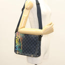 LOUIS VUITTON Damier Cobalt District PM NM Shoulder Bag N50005 LV Auth BA2720-26