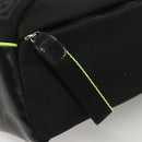 CHANEL Sports COCO Mark Pouch Nylon Black CC Auth BA2723-17