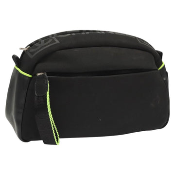 CHANEL Sports COCO Mark Pouch Nylon Black CC Auth BA2723