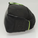 CHANEL Sports COCO Mark Pouch Nylon Black CC Auth BA2723-3