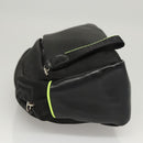 CHANEL Sports COCO Mark Pouch Nylon Black CC Auth BA2723-4