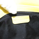 BVLGARI Logo mania Shoulder Bag Nylon Leather Purple Gold Auth BA2724-18