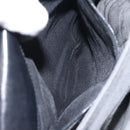 BALLY Quilted Hand Bag Leather Black Gold Auth BA2725-20