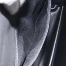 BALLY Quilted Hand Bag Leather Gray Gold Auth BA2727-20