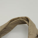 Salvatore Ferragamo Gancini Shoulder Bag Leather Beige Auth BA2736-8