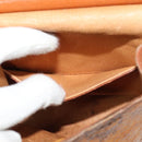 MCM Logogram Vicetos Shoulder Bag PVC Leather Brown Gold Auth BA2739-19