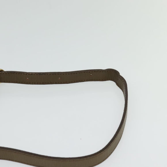 Burberrys Nova Check Shoulder Bag Canvas Beige Gold Auth BA2747