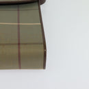 Burberrys Nova Check Shoulder Bag Canvas Beige Gold Auth BA2751-14