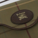 Burberrys Nova Check Shoulder Bag Canvas Beige Gold Auth BA2751-17