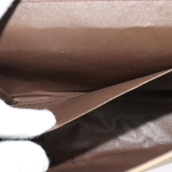 Burberrys Nova Check Shoulder Bag Canvas Beige Gold Auth BA2751