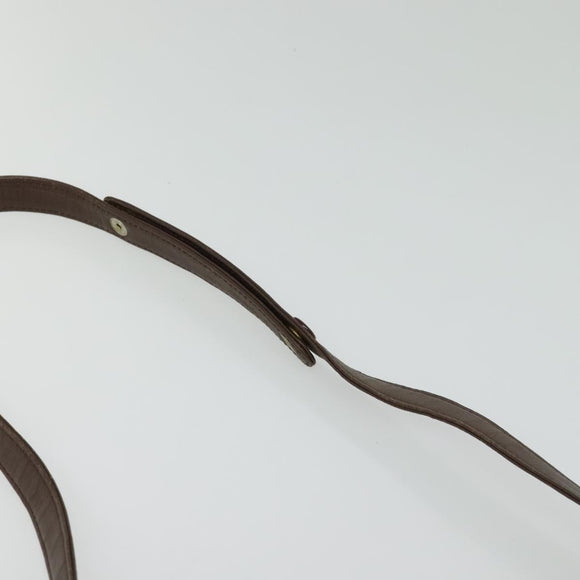 Burberrys Nova Check Shoulder Bag Canvas Beige Gold Auth BA2751