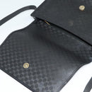 GUCCI Micro GG Supreme Shoulder Bag PVC Black Gold 001 104 0915 Auth BA2752-15