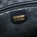 GUCCI Micro GG Supreme Shoulder Bag PVC Black Gold 001 104 0915 Auth BA2752-16