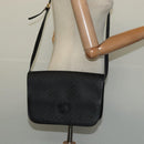 GUCCI Micro GG Supreme Shoulder Bag PVC Black Gold 001 104 0915 Auth BA2752-22