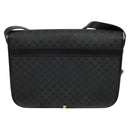 GUCCI Micro GG Supreme Shoulder Bag PVC Black Gold 001 104 0915 Auth BA2752-3