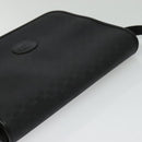 GUCCI Micro GG Supreme Shoulder Bag PVC Black Gold 001 104 0915 Auth BA2752-6