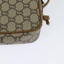 GUCCI GG Plus Supreme Shoulder Bag PVC Beige Auth BA2755-16