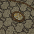 GUCCI GG Plus Supreme Shoulder Bag PVC Beige Auth BA2755-17