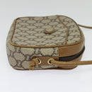GUCCI GG Plus Supreme Shoulder Bag PVC Beige Auth BA2755-4