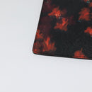 GIVENCHY Clutch Bag Safiano Leather Red Silver Auth BA2760-15