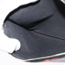 GIVENCHY Clutch Bag Safiano Leather Red Silver Auth BA2760-17